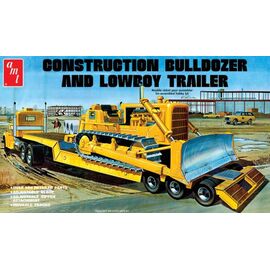 Lowboy Trailer mit Bulldozer Combo