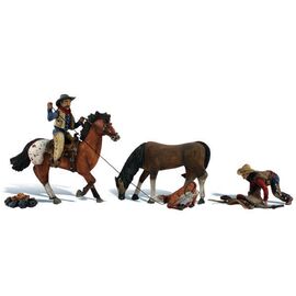 H0 Action de cow-boy