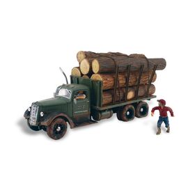 H0 Tim Burr descend le bois rond