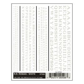 Lettres + chiffres blancs