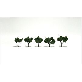 Feuillus vert moyen 3 - 5 cm (5 pcs)