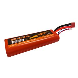 Accu Lipo 2S - 7 4 Volt - 4000mAh 45C - rond