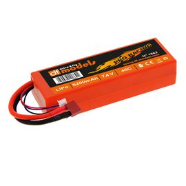 Accu Lipo 2S - 7 4 Volt - 5200mAh 45C - rectangulaire