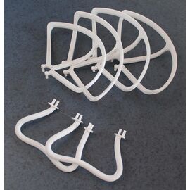 Protection du rotor (4) + patins d'atterrissage (2) pour 9115 (blanc)
