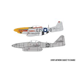 ARW21.A50183-Me262 &amp; P-51D Mustang Dogfight Double