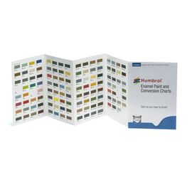 Humbrol Enamel Colour Chart with hi-spec printing