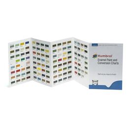 Humbrol Acrylic Colour Chart with hi-spec printing