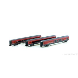 ÖBB Railjet Italie 3 pièces + voiture restaurant