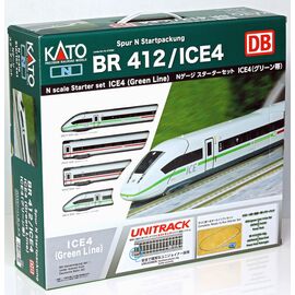DB AG Startset ICE4  4-teilig + Schienen + Trafo