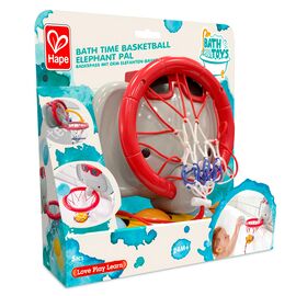 Les joies de la baignade avec le panier de basket-ball des éléphants