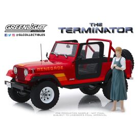 1983 Sarah Connors Jeep CJ-7 w/Sarah Connor Figur