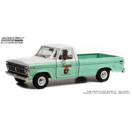 ARW47.13636-1975 Ford F-100&nbsp; Forrest Service Green w/Smokey Bear Figure Only You Can Prevent Wildfire