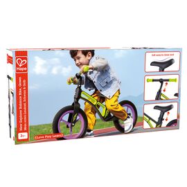 Mon premier vélo porteur vert + violet
