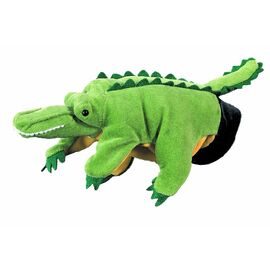 Poupée gant crocodile