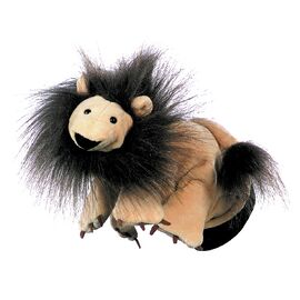 Poupée gant lion
