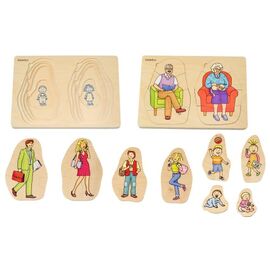 Puzzle de couches Grand-mère et grand-père