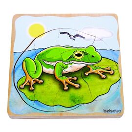 Puzzle à couches Grenouille