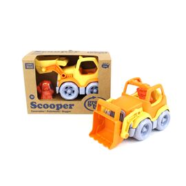 Camion de construction Scooper - Orange/Jaune