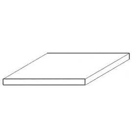 Plaque blanche 15x30cm épaisseur 0.38 (3 pcs)
