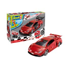 Junior Kit Pull Back Racing Car  rot