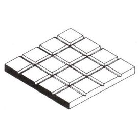 ARW79.4514-(1.0mm) Platte, weiss (15x30cm) Bordstein 0.28mm Refill No53