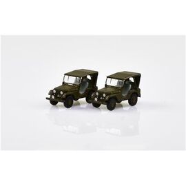 ARW85.005105-Set mit 2 Willy's Jeep M38A1 Schweizer Armee