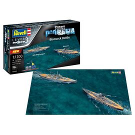 ARW90.05668-First Diorama Set - Bismarck Battle