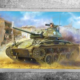 U.S. light tank M24 Chaffee