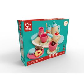 Service à thé en bois pour enfants