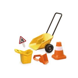 Set de jouets de sable Chantier avec charrette