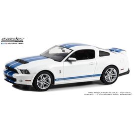 ARW47.13674-2011 Shelby GT500 Performance White with Grabber Blue Stripes