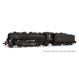 SNCF 141R 463 mSpeichenräder und schwarzer Kohlentender Ep.III