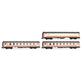 RENFE Coffret de 3 voitures 5000 voyageurs + 2x dept. Voitures de voyageurs avec UIC Régional Ep.V