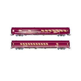 Coffret de 2 voitures Euro-Express WGmh 804/854 + WGmh 132 Ep.VI