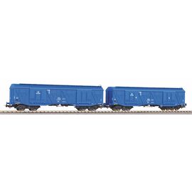 2er Set Grossraumg&uuml;terwagen 401Ka PKP VI