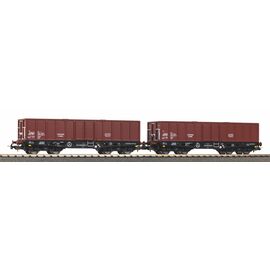 Coffret de 2 wagons de marchandises découverts 401Zk PKP VI