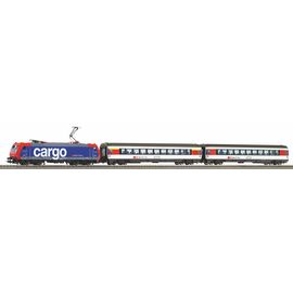 PSCwlan S-Set CFF EC Re 484 + 2 wagons voie A &amp; B