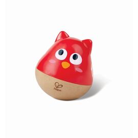 Stehauf Eule  rot