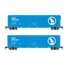 ARW02.HR6634B-Great Northern plug door boxcar blau 36829