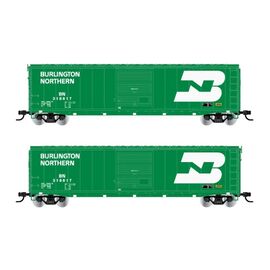 ARW02.HR6637C-Burlington NorthernSchiebewandwagen boxcar gr&#252;n 318622