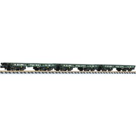 DB AG Coffret de 3 wagons à 4 essieux. Wagon pour charges lourdes Rlmmp