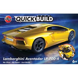 ARW21.J6026-QUICKBUILD Lamborghini Aventador- yellow