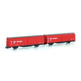 DB Cargo 2 Schiebewandwagen Hbbilns  Ep.V