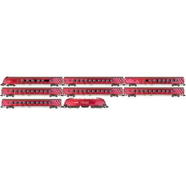 Personenzug mit Rh 1116  8-tlg. ÖBB Railjet/100 J.