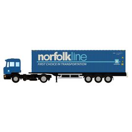 MAN F90 semi-remorque porte-conteneurs Norfolkline