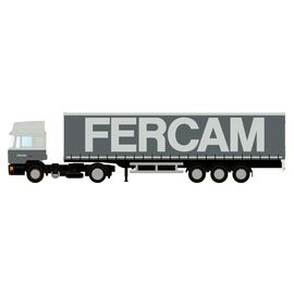 MAN F90 Gardinenplanen-Sattelzug FERCAM (IT)