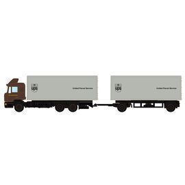 MAN F90 Tracteur de remorque à 3 essieux UPS