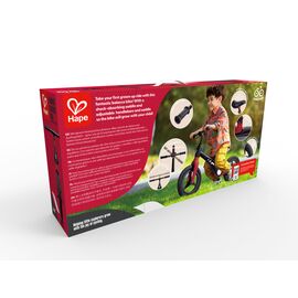 Roue pour débutants rouge/noir
