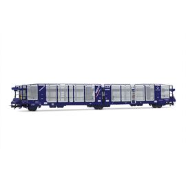 E-TRFSA 3 essieux. Wagon de transport de voitures Laeks MEGA CAR CARRIER Ep. VI