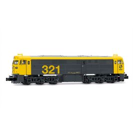 RENFE Locomotive diesel 321 avec plug-neige jaune/gris Ep. V